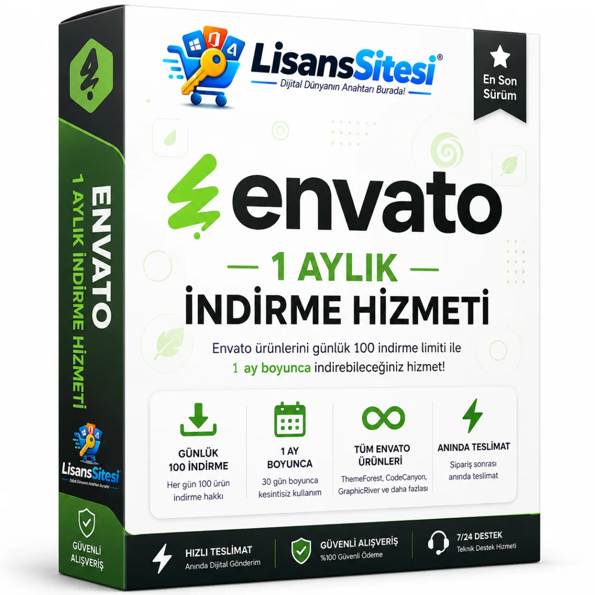 Envato 1 Aylık İndirme Hizmeti